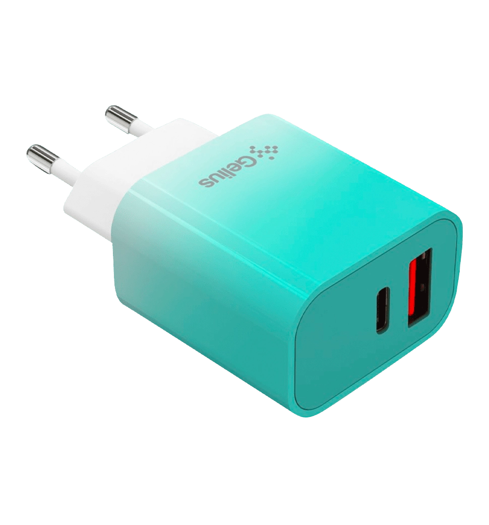 Адаптер Gelius Merge GP-HC060 (1Type-C)(PD/QC3.0/PPS) 30W Mint