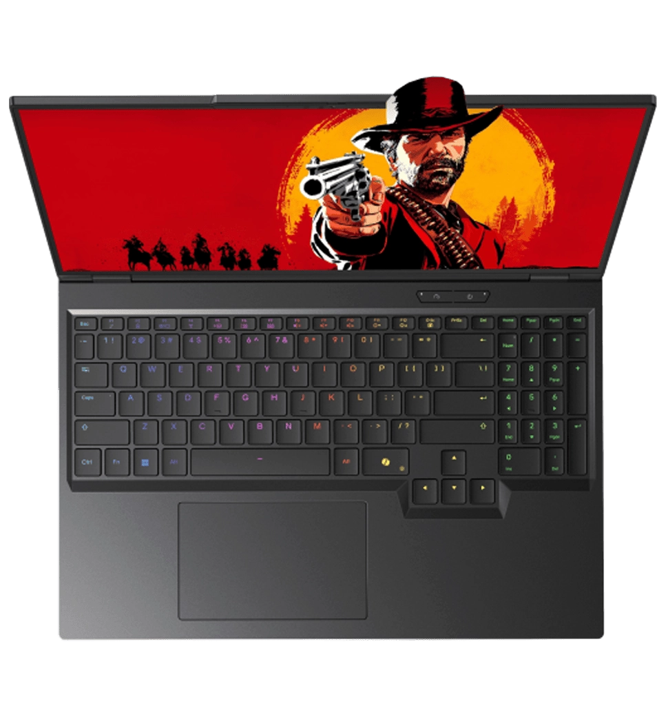 Ноутбук 16" Dream Machines (RT5080-16UA32) QHD+, AMD R9-9955HX3D, 32GB, F2TB, NVD5080-16, DOS, чорний