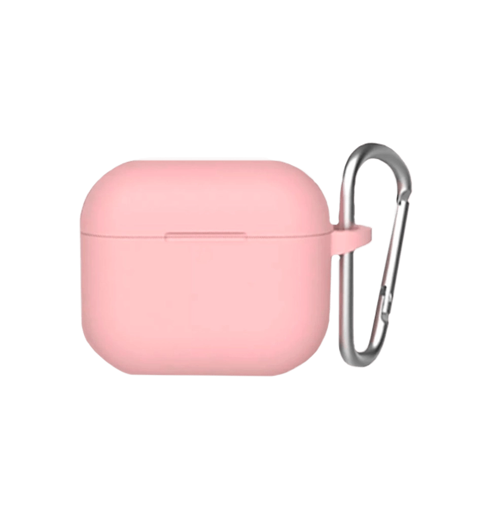 Чехол Blueo Liquid Silicone Case для AirPods 3 with Carbine Pink