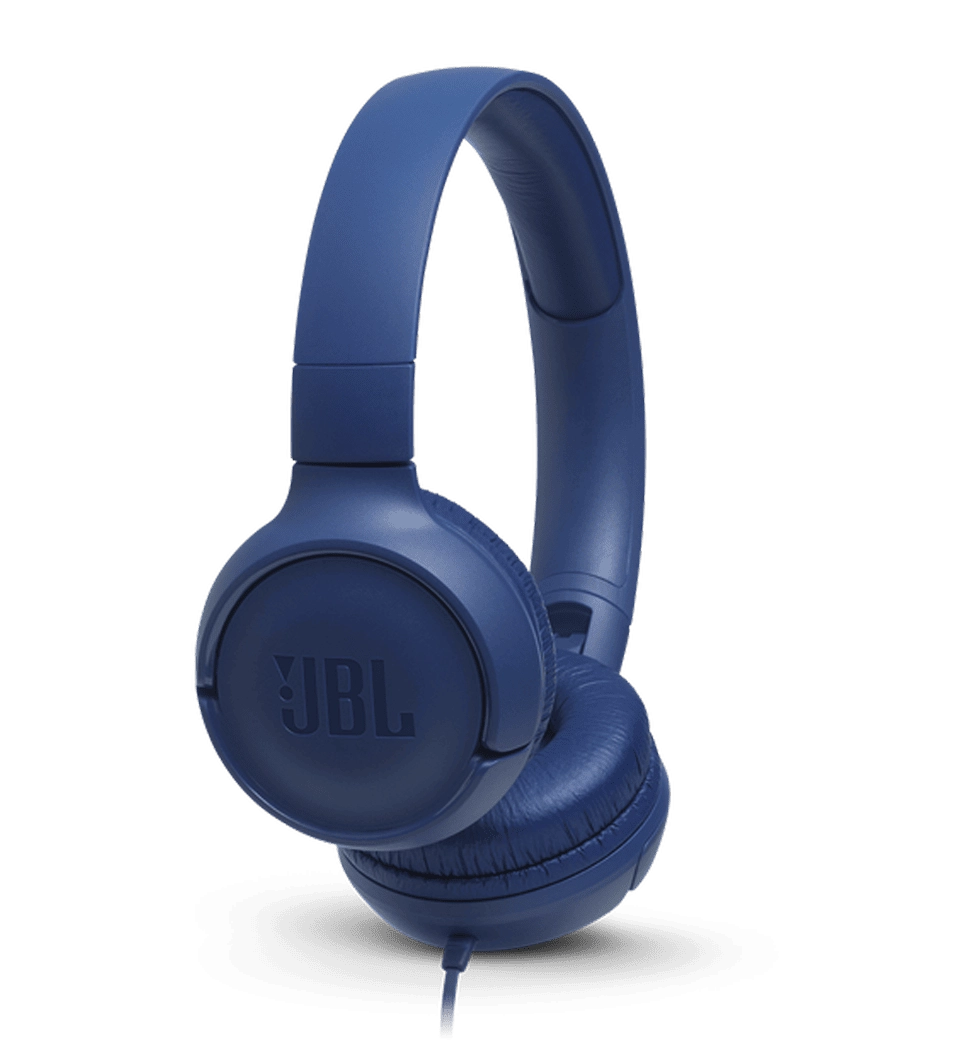 Навушники з мікрофоном JBL Tune 500 Blue (JBLT500BLU)