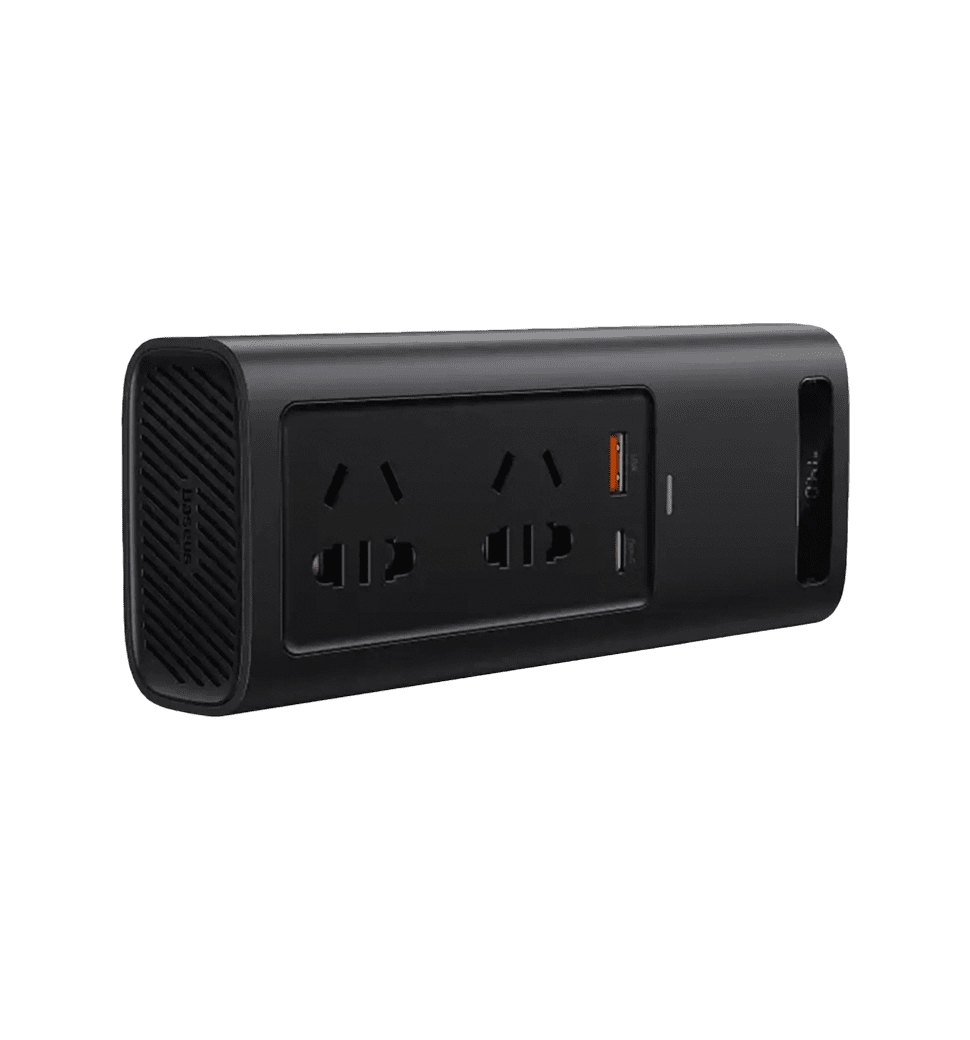 Автомобильний Інвертор Baseus In-car Inverter 150W (220V CN/EU) (black) (CRNBQ-A01)