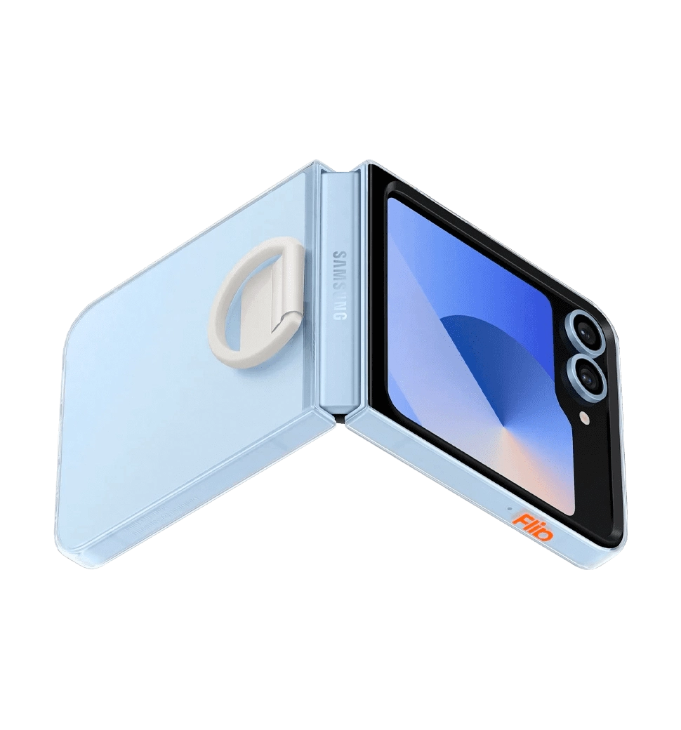 Чохол Samsung для Galaxy Flip6 Clear Case with Ring Transparancy (EF-QF741CTEGUA)