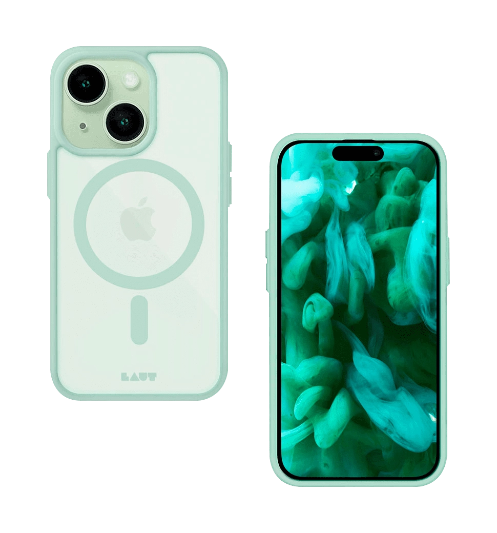 Чохол Laut HUEX PROTECT MagSafe IMPKT Cell Technology iPhone 15 Mint (L_IP23A_HPT_MT)