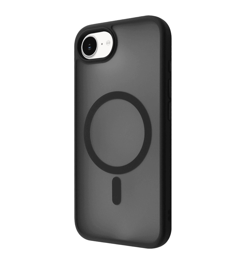 Чехол WAVE Matte Insane Case with Magnetic Ring iPhone 16e (black)