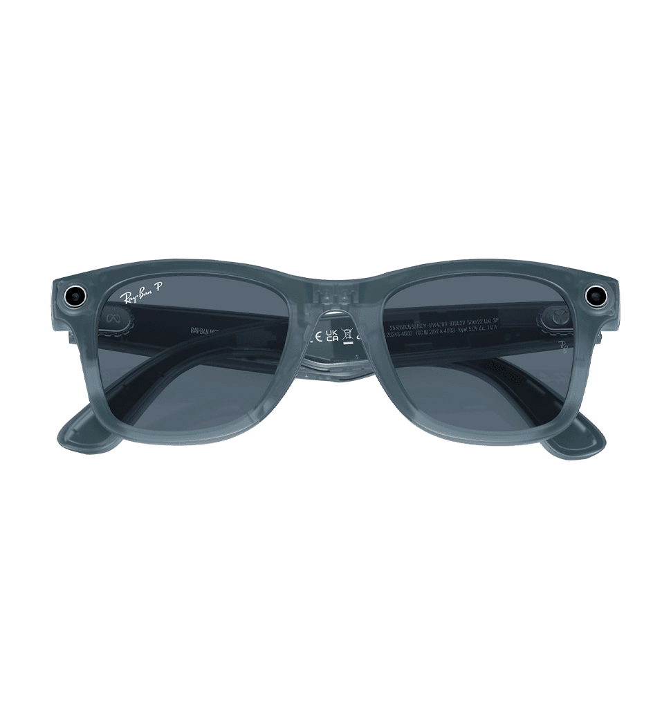 ᐉ Смарт-очки Ray-Ban Meta Wayfarer Matte Jeans/Dusty Blue size L (RW4006  67552V 50-22) купить в Киеве и Украине | Цена, отзывы и характеристики в  YABLUKA.ua