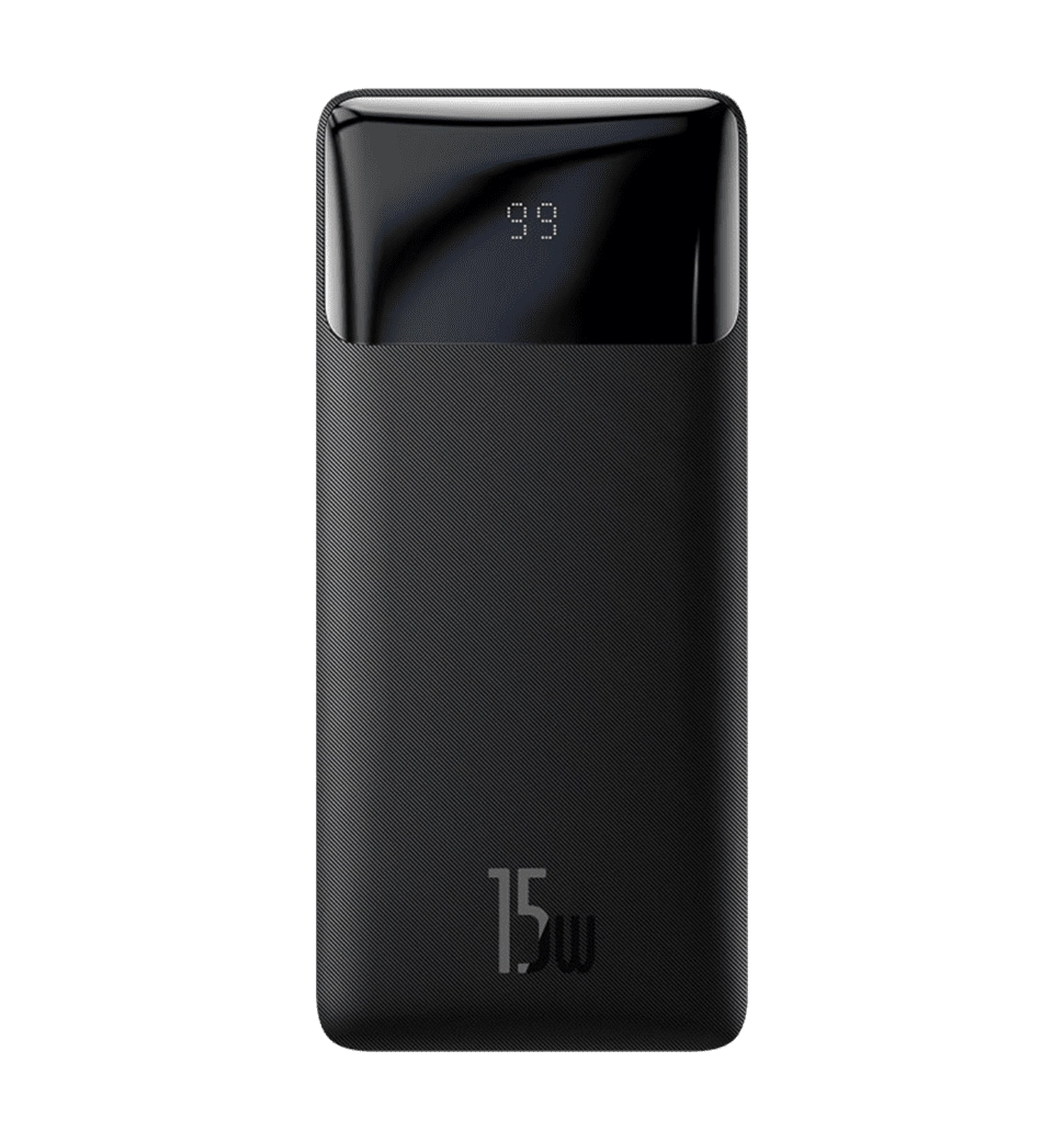 Доп батерея Baseus Bipow Overseas 15W 10000 mAh (black) (PPBD050001)