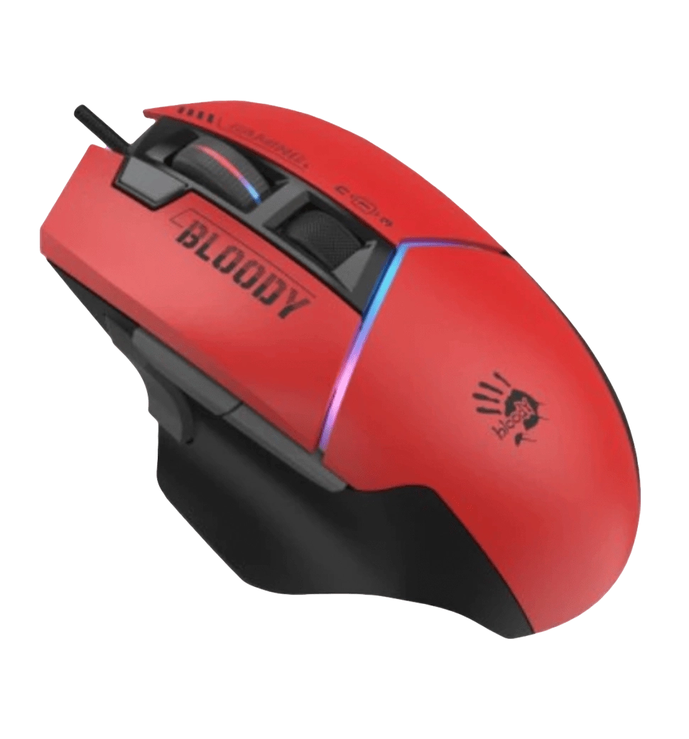 Игровая мышь Bloody W95 Ultra, цвет красно-чорный