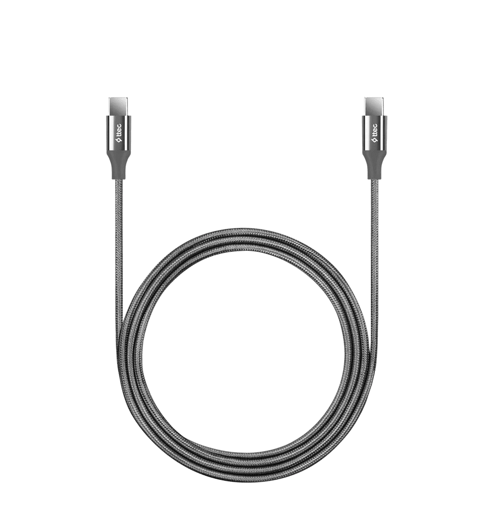 Кабель Ttec Alumi Cable 100W Type-С- Type-С 1,5м Space Gray (2DK53UG)