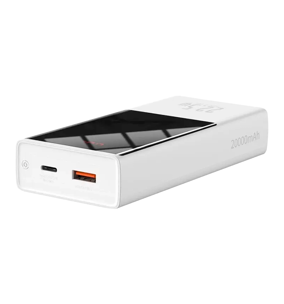 Доп батерея Baseus Super Mini Digital Display 20000mAh 22.5W White (PPMN-B02)