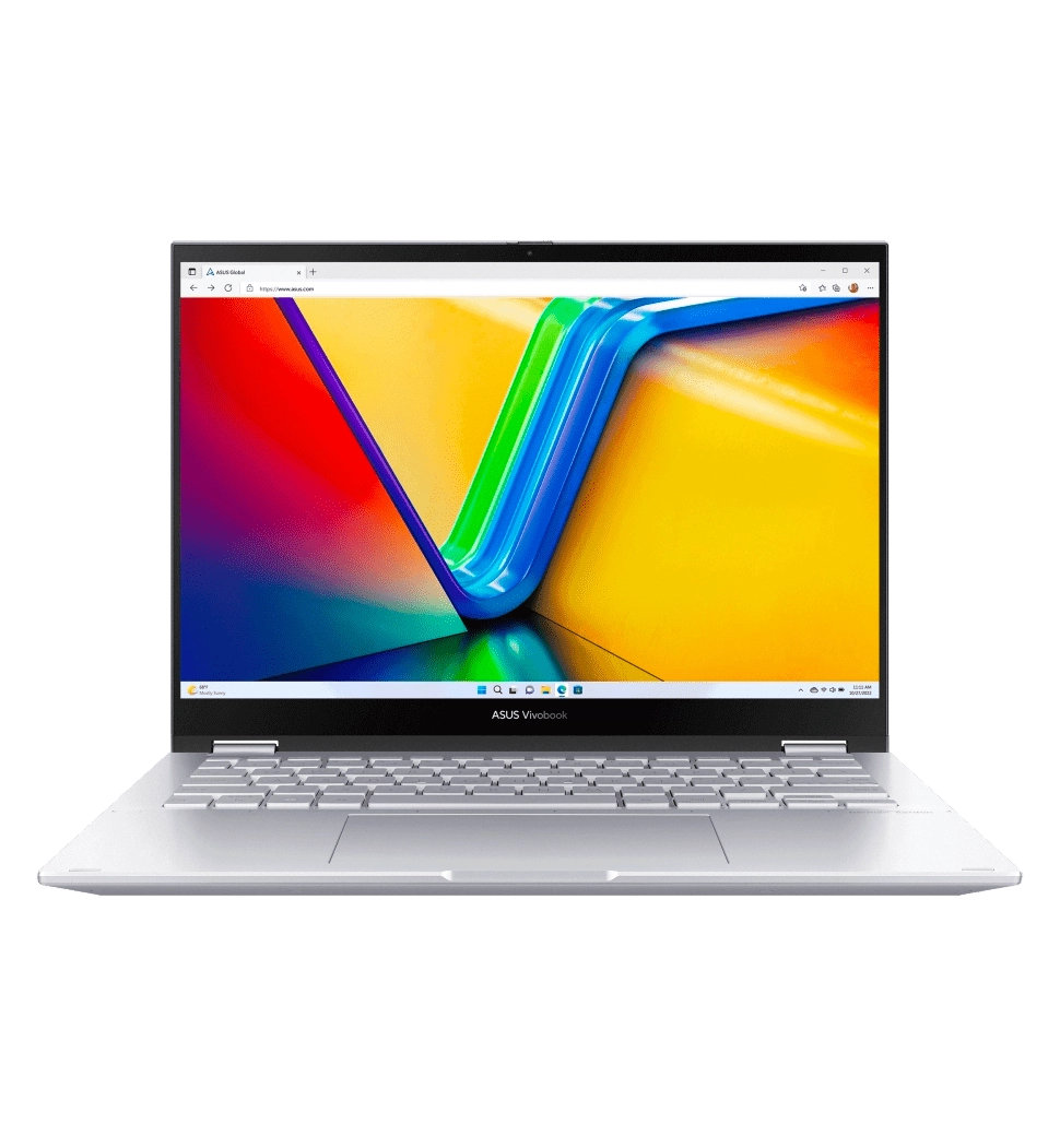 14 ASUS Vivobook S 14 Flip TP3402VA LZ201W Intel i5 1335U 16GB 1TB SSD Intel Iris Xe W11 Silver YABLUKA.ua