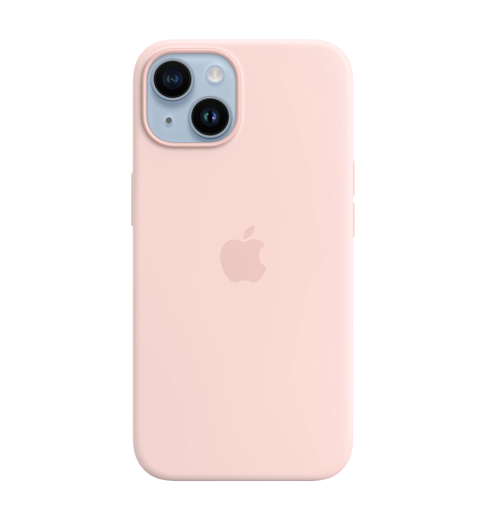Чохол Силіконовий iPhone 14 Silicone Case with MagSafe Chalk Pink (MPRX3) — фото 1