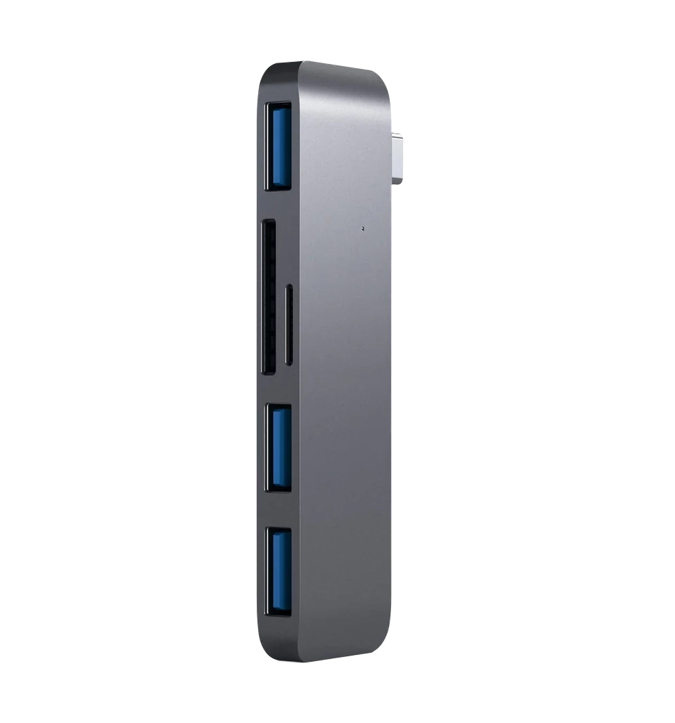 Хаб Satechi Type-C USB 3.0 3-in-1 Combo Hub Space Gray (ST-TCUHM)