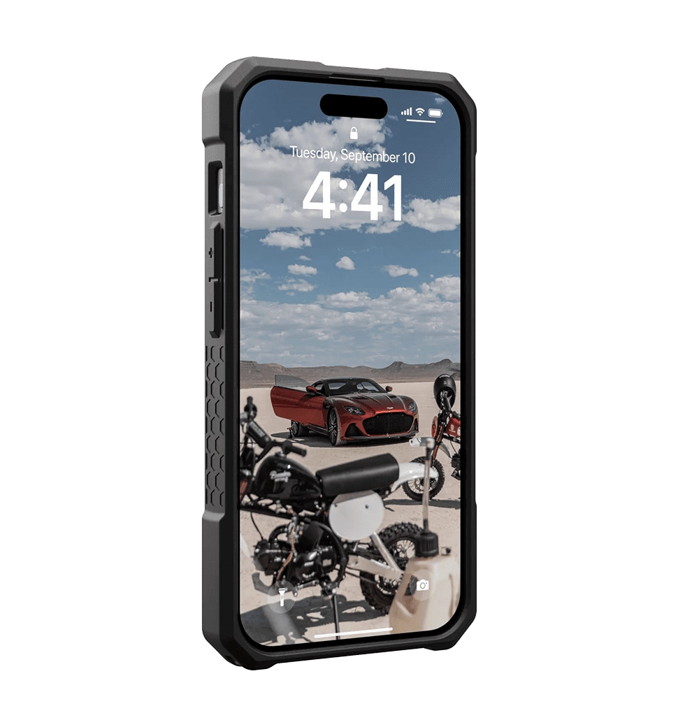 Чехол UAG iPhone 15 Pro Monarch Pro Magsafe, Kevlar Black (114221113940)