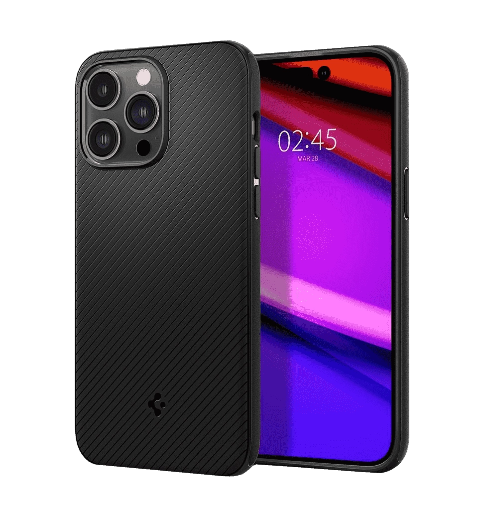 Чехол Spigen для Apple Iphone 14 Pro Mag Armor MagFit, Matte Black (ACS04989)