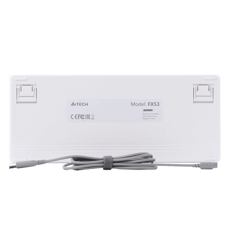 Клавіатура A4-Tech Fstyler FX53 (White), колір білий, USB