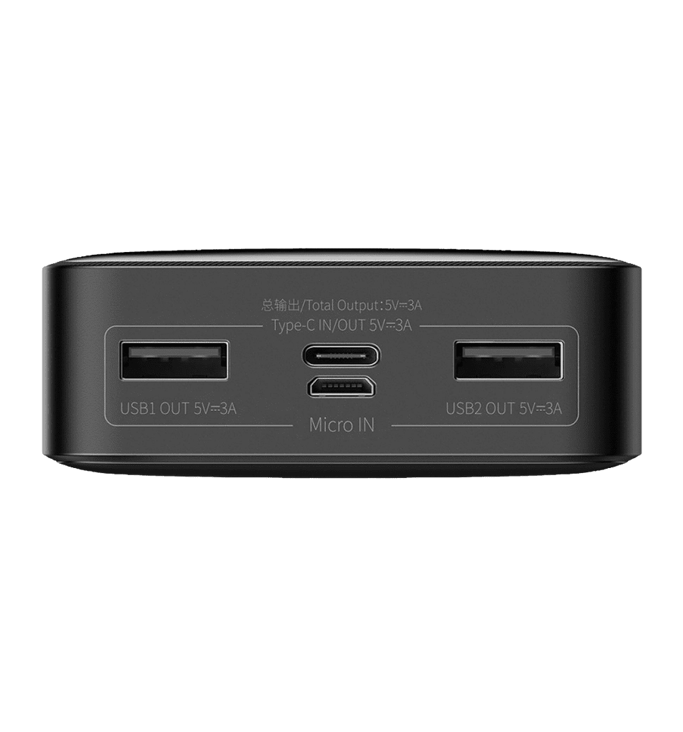 Доп батерея Baseus Bipow Overseas 15W 20000mAh Black (PPBD050101)