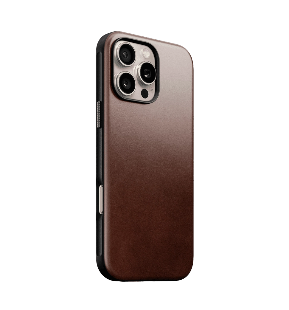 Чохол Nomad Modern Leather Case Rustic Brown Horween for iPhone 16 Pro Max (NM01689485)