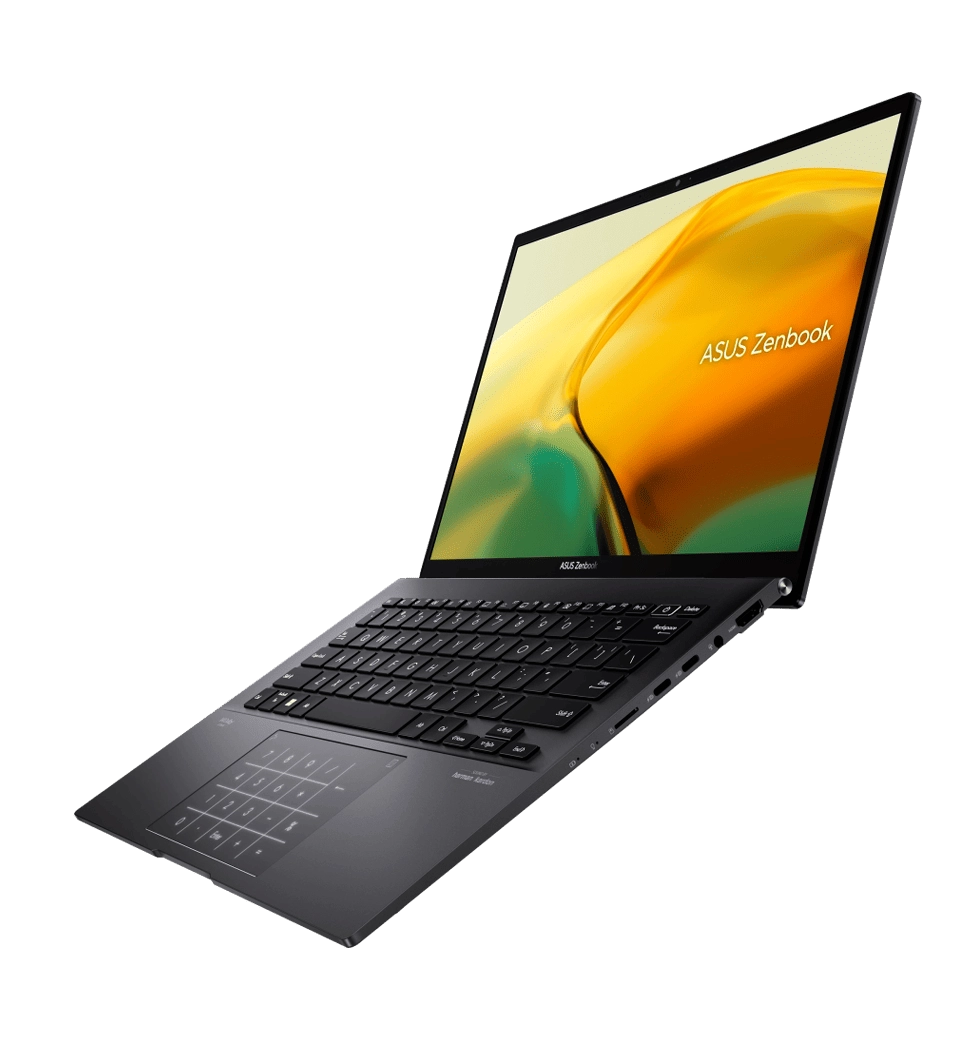 Ноутбук ASUS Zenbook 14 UM3402YA-KP752 14" WQXGA IPS, AMD R5-7430U, 16GB, F1TB, UMA, NoOS, Черный