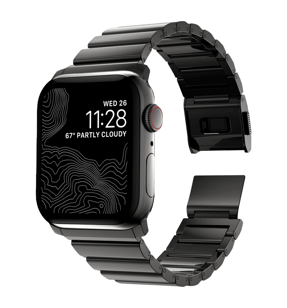 Ремінець Nomad Steel Band Graphite Hardware Graphite 46mm/49mm (NM1A41BXS0)