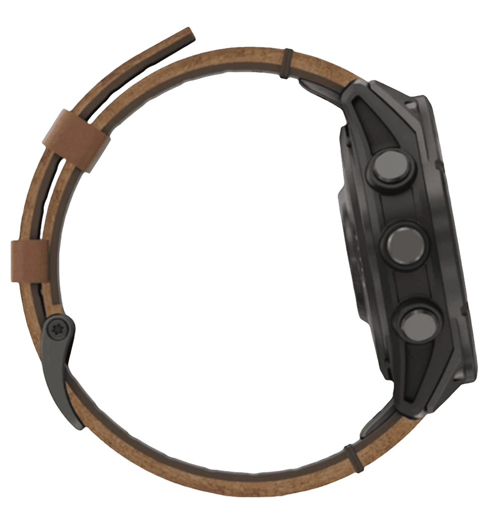 Смарт-часы Garmin Fenix 8 Pro (47 mm) AMOLED Sapphire, титан с графитово-черным ремешком (010-03198-11)