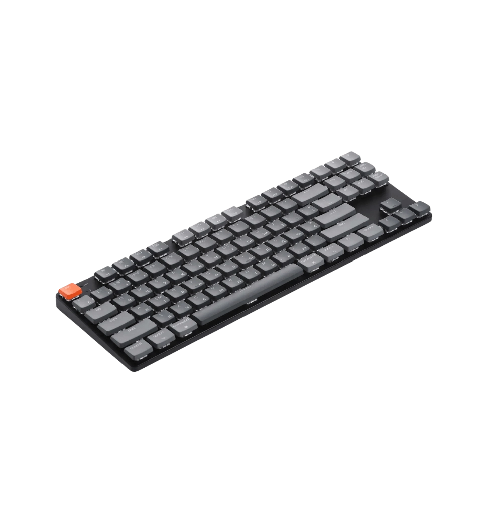 Клавиатура механическая Keychron K1SE 87Key, Gateron Blue, BT/USB-A, Low Profile, EN/UKR, White Led