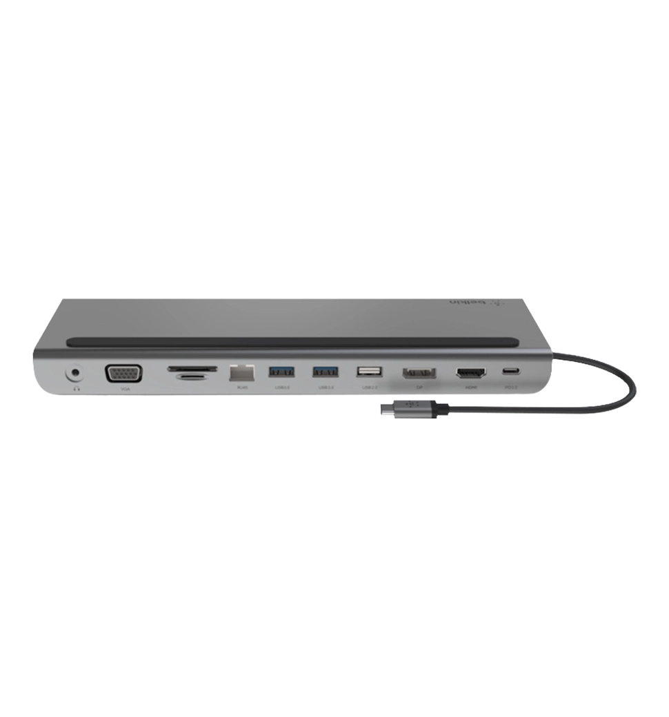 Хаб Belkin USB-C 11in1 Multiport Dock (INC004BTSGY)
