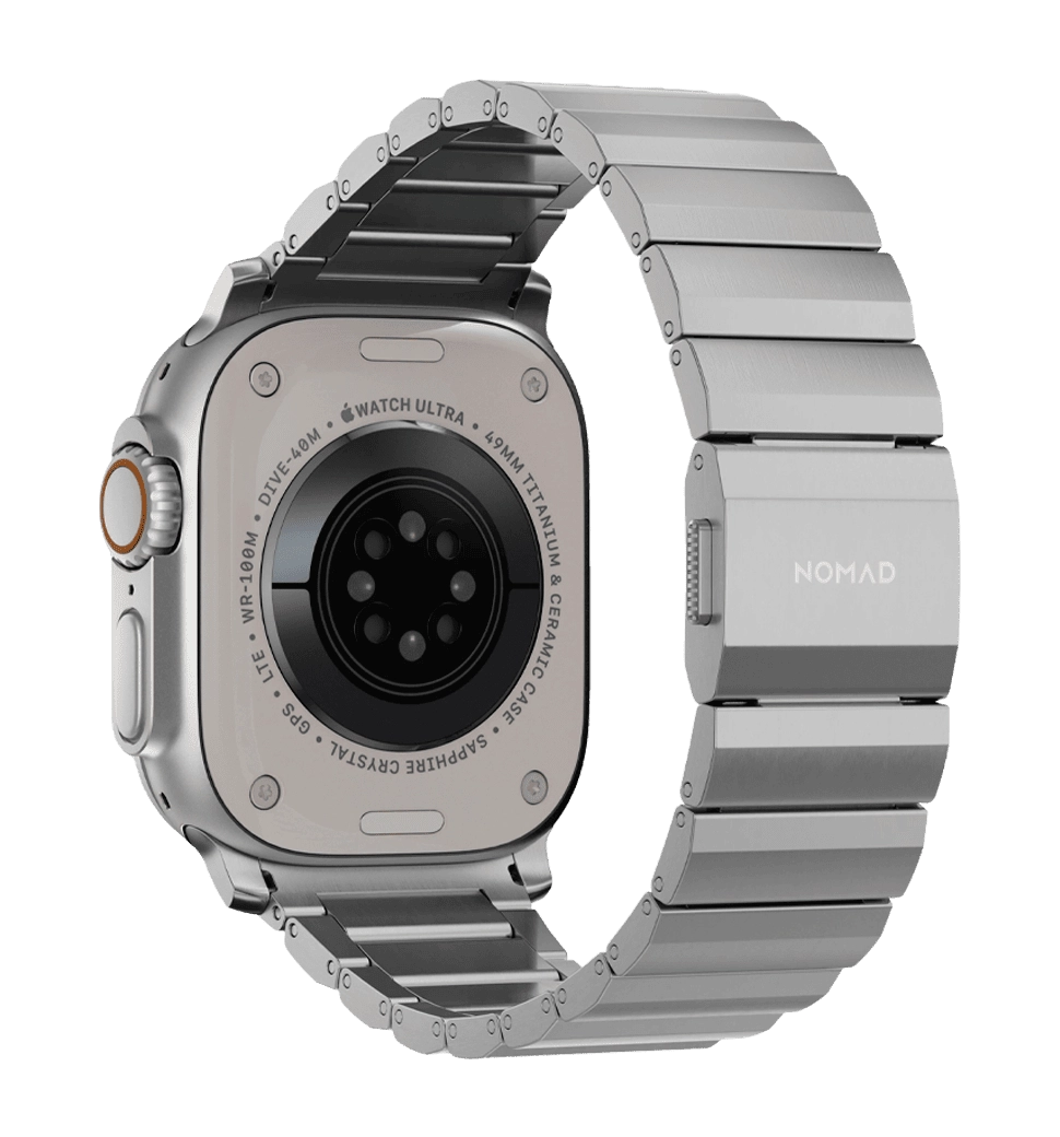 Ремінець Nomad Steel Band Silver Hardware Silver 46mm/49mm (NM1A4HSXS0)