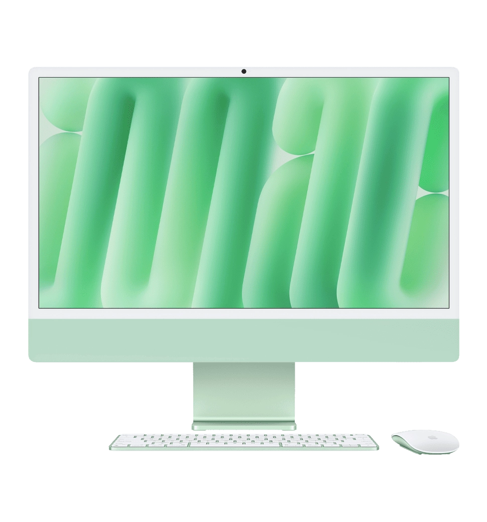 iMac 24" M4/NANO TEXTURE/10CPU/10 GPU/24GB/1TB SSD Green (Z1EN000DD)