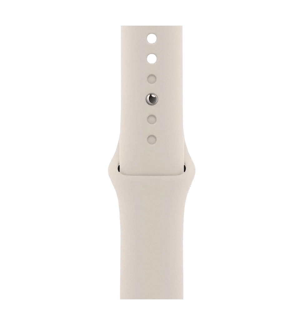 Ремешки Apple Watch Sport band 45mm Starlight (MKUU3)