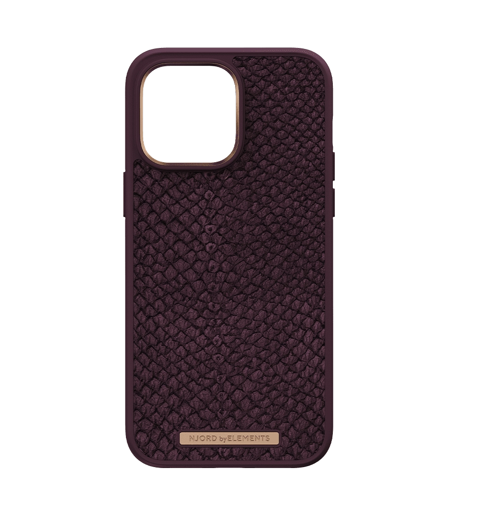 Чохол Njord Salmon Leather MagSafe Case Rust for iPhone 14 Pro (NA43SL03)