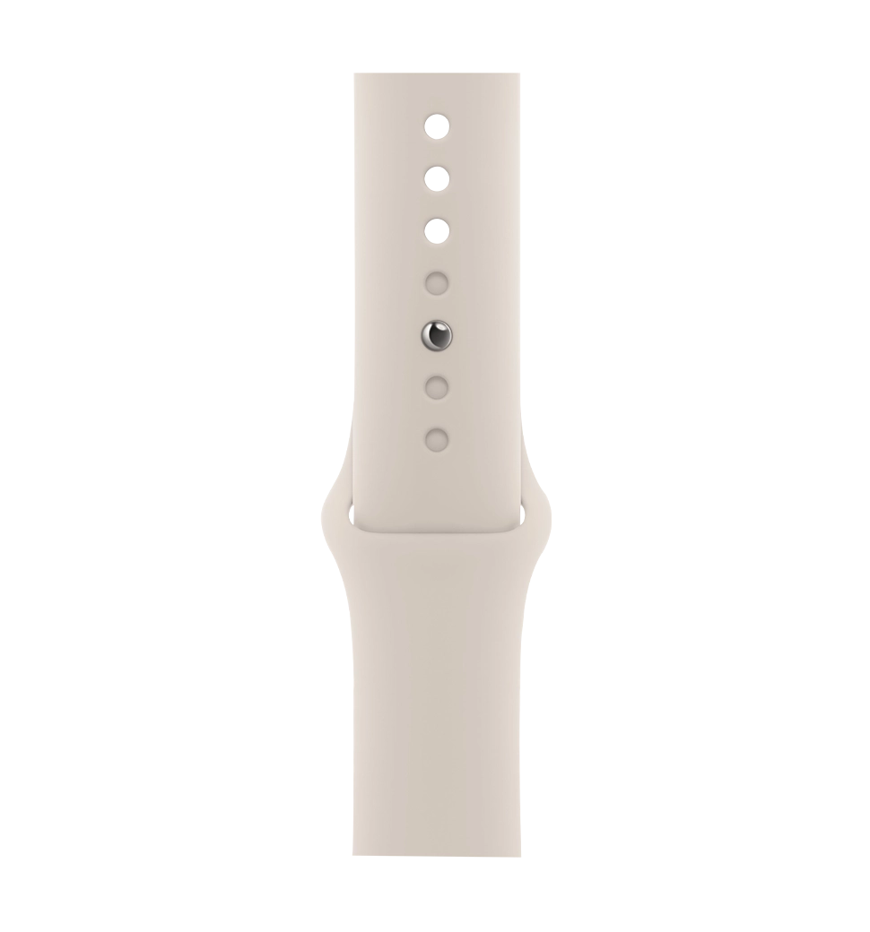 Смарт-годинник Apple Watch SE (gen 2) 2023 44mm Starlight Aluminum Case with Starlight Sport Band S/M (MRE43)