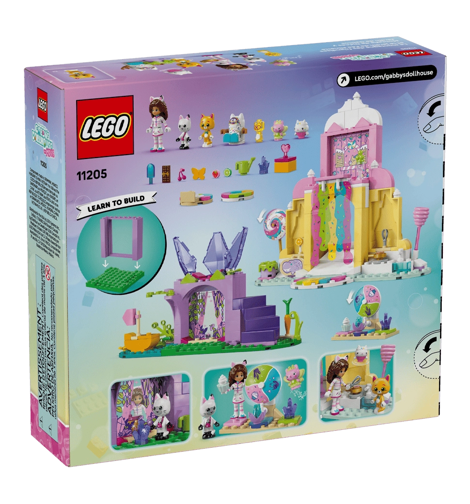 Конструктор LEGO Gabby's Dollhouse Гора солодощів і сад Кітті