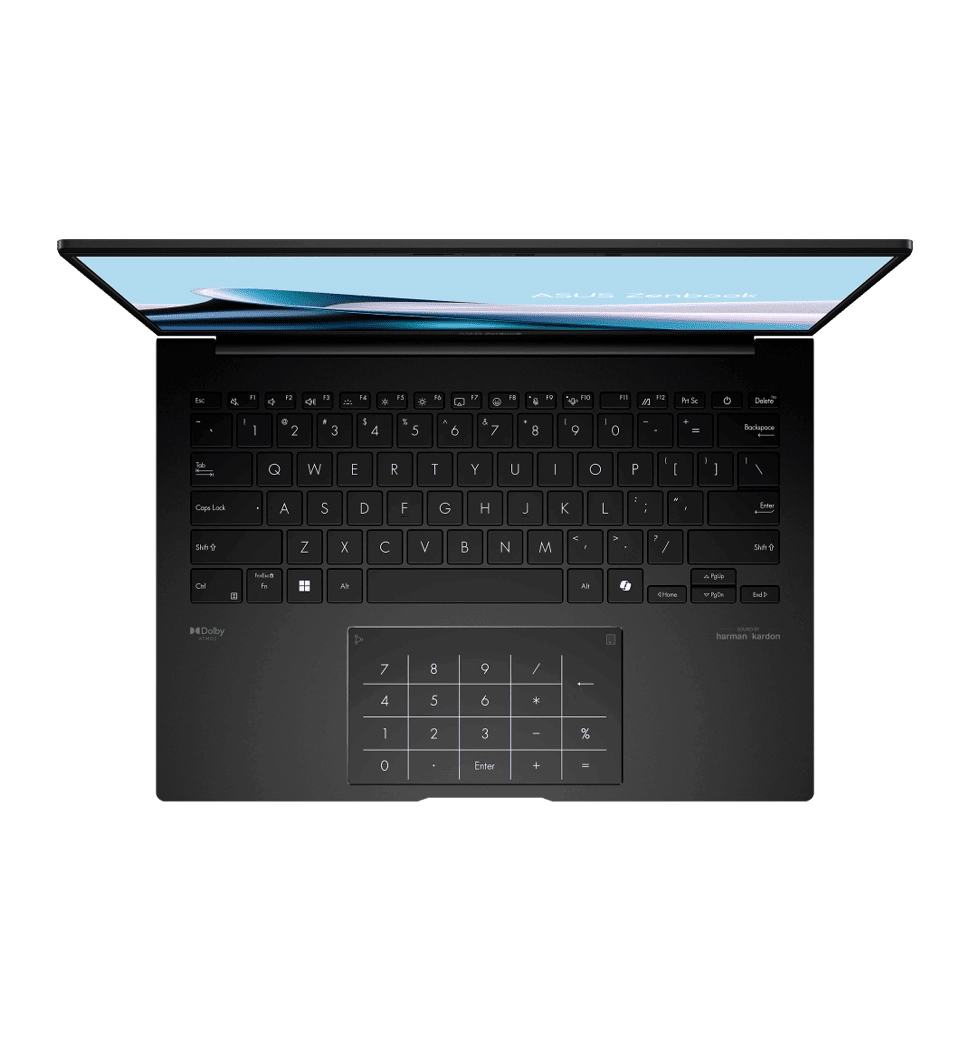 Ноутбук ASUS Zenbook 14 UM3406HA-PP025X 14" 3K OLED, AMD R7-8840H, 16GB, F1TB, UMA, Win11P, Черный