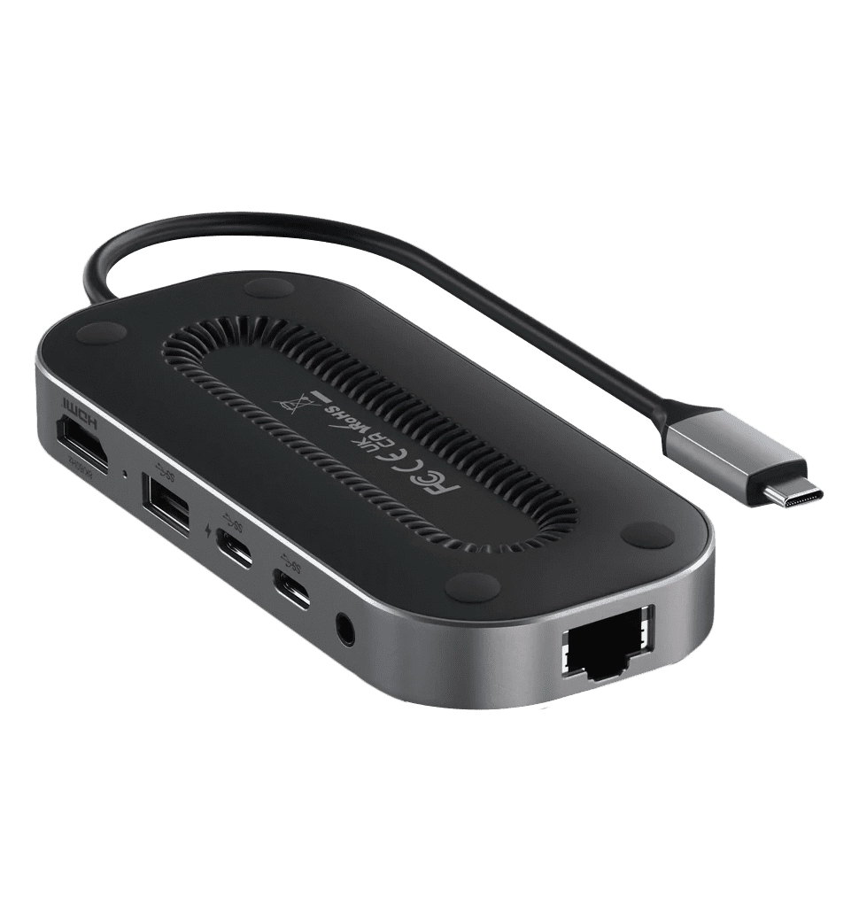 Satechi USB4 Multiport Adapter with 2.5G Ethernet Space Gray (ST-U4MGEM)