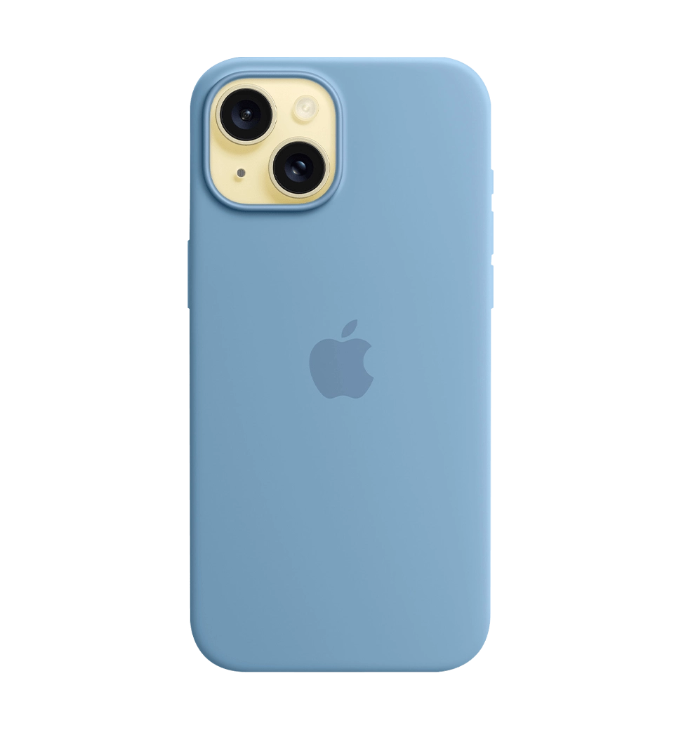 Чохол силіконовий iPhone 15 Silicone Case with MagSafe Winter Blue (MT0Y3)