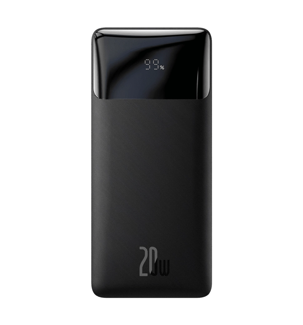 Доп батерея Baseus Bipow Overseas 20W 20000mAh Black (PPBD050501)