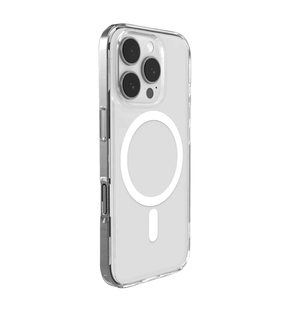Чохол Puro Cover in TPU+PC "LITE MAG" with Magsafe iPhone 16 Pro, transparent PUIPC16P61LITEMAGTR