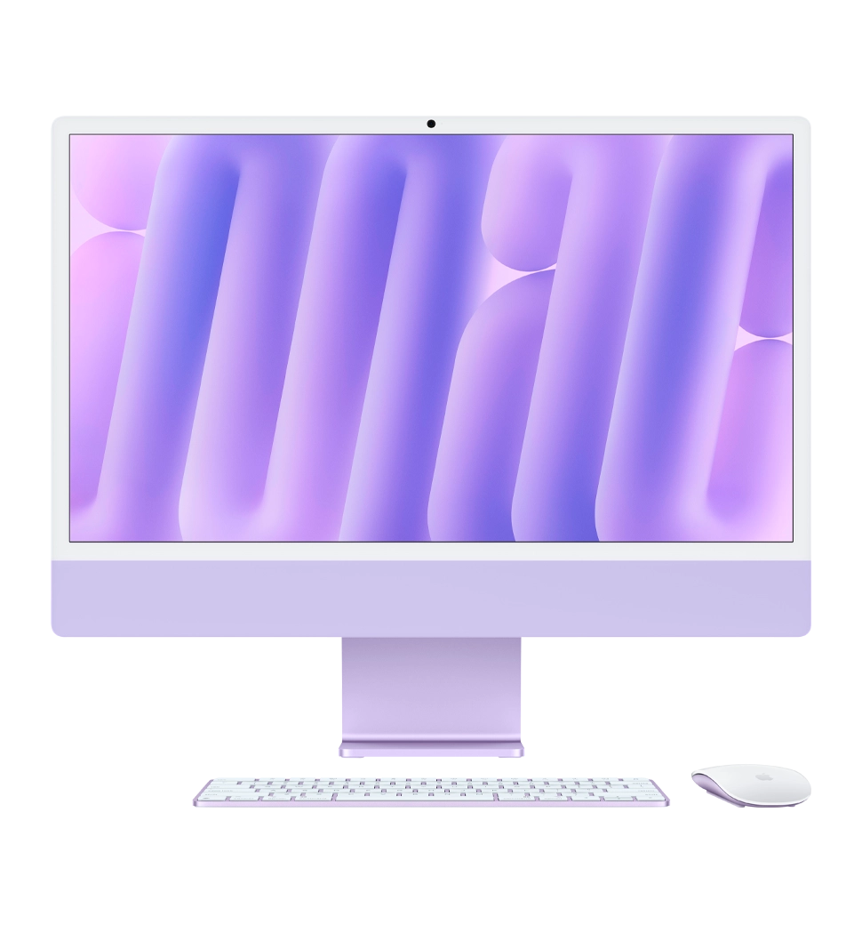 iMac 24" Retina 4.5K Apple M4/10CPU/10GPU/16GB/512GB SSD/Purple 2024 (MWV73)