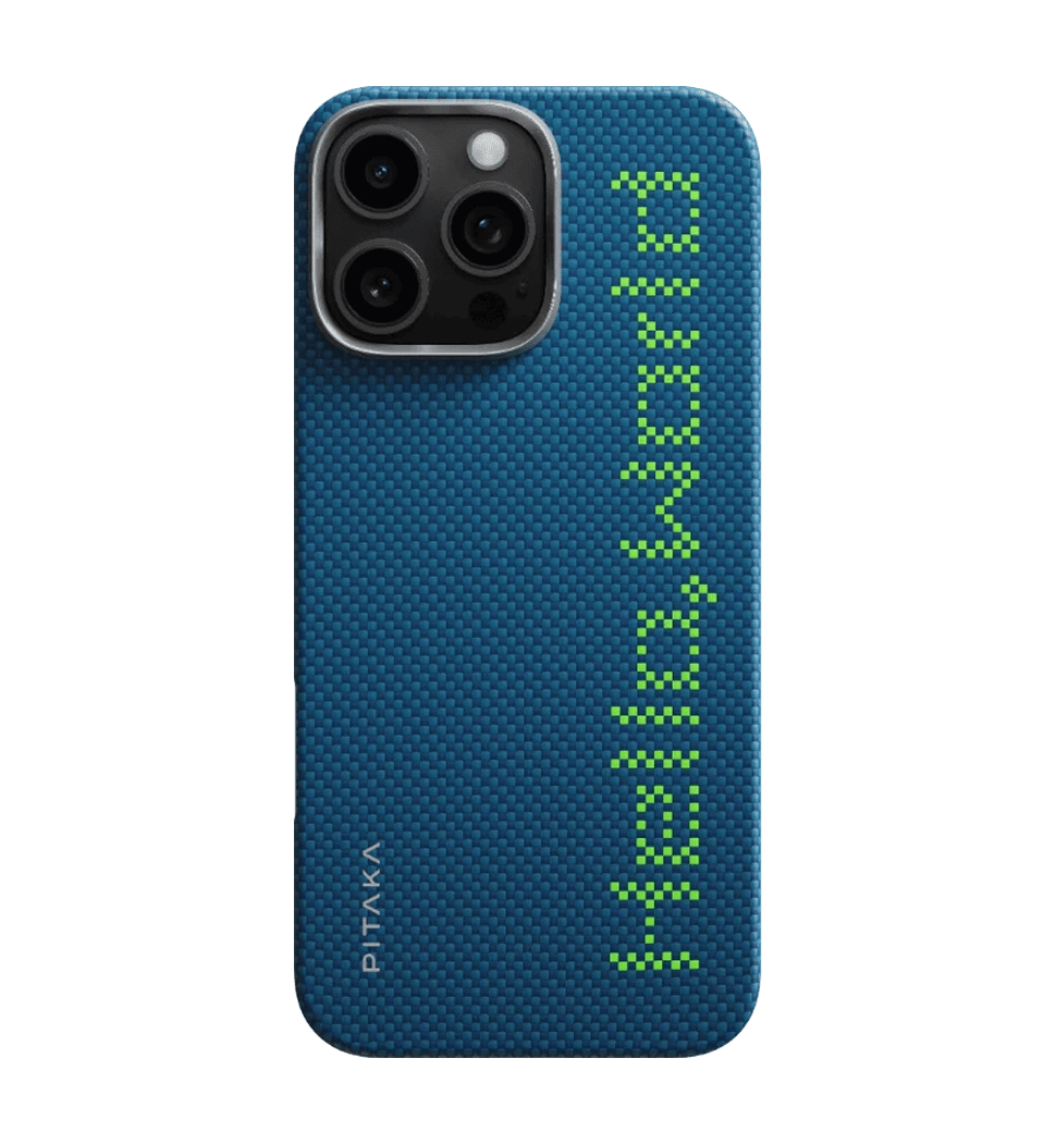 Чехол Pitaka Tactile Woven Case Hello World for iPhone 16 Pro Max (KI1602HWTP)