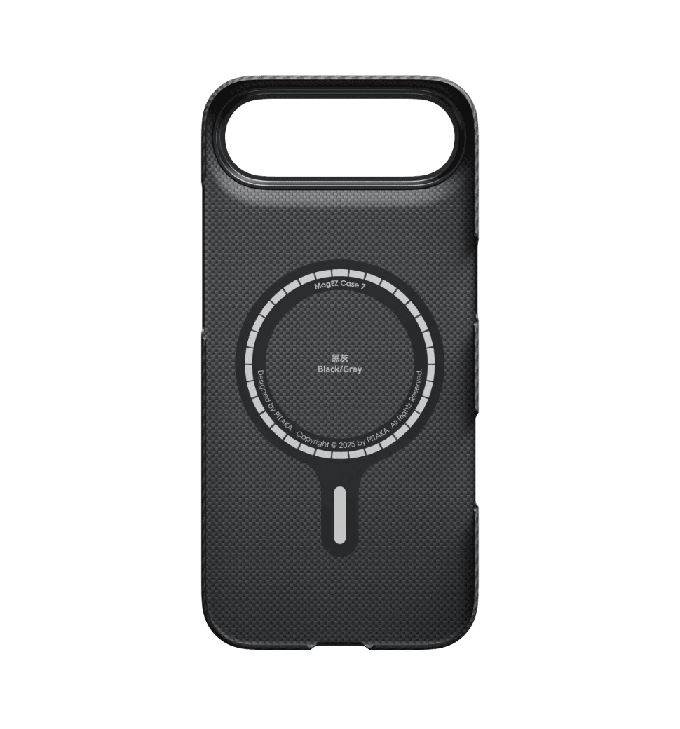 Чохол Pitaka Ultra-Slim Twill Black/Grey for iPhone Air (KI1701BA)