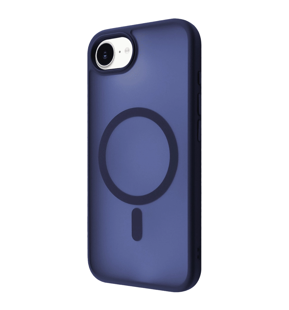 Чохол WAVE Matte Insane Case with Magnetic Ring iPhone 16e (midnight blue)