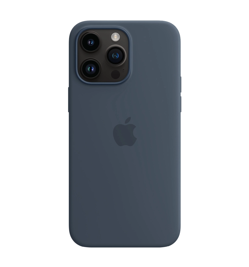 Чохол Силіконовий iPhone 14 Pro Max Silicone Case with MagSafe Storm Blue (MPTQ3)