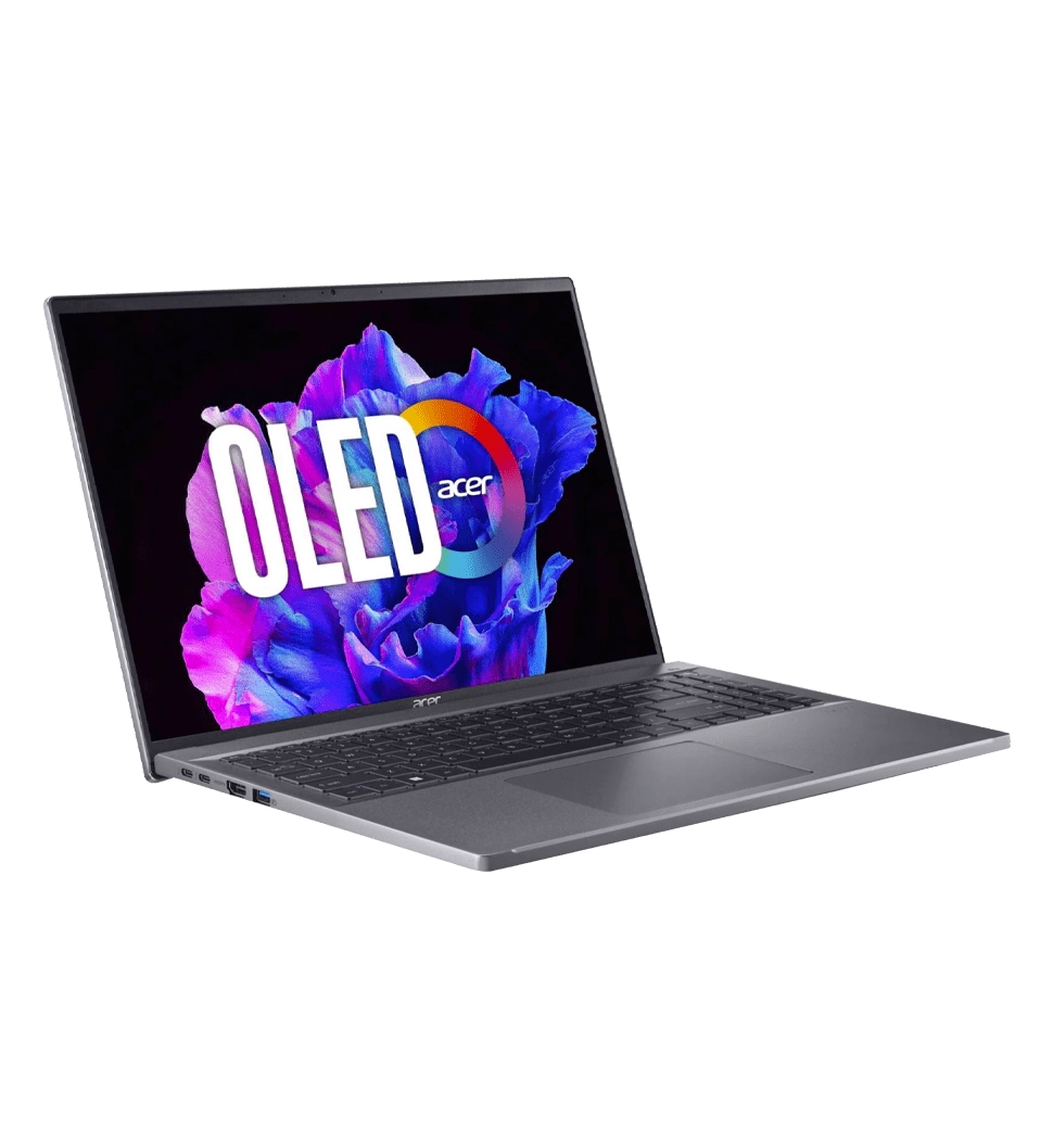 Ноутбук 16" Acer Swift Go 16 SFG16-71 OLED (NX.KVZEU.004)/Intel i7-13620H/32GB/1TB SSD/Intel Iris Xe/W11H/Black