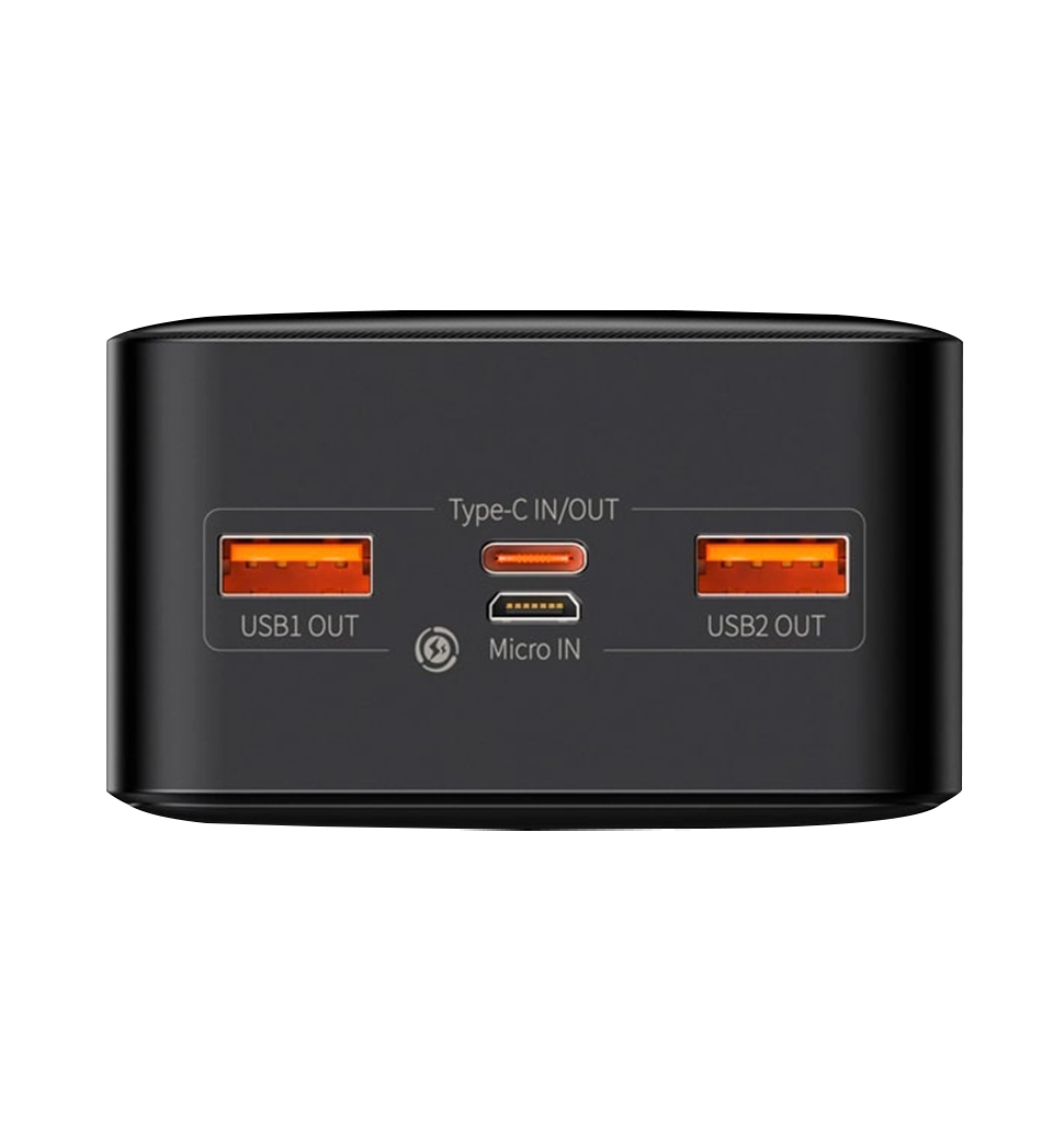 Доп батерея Baseus Bipow Digital Display 15W 20000mAh Black (PPDML-J01)
