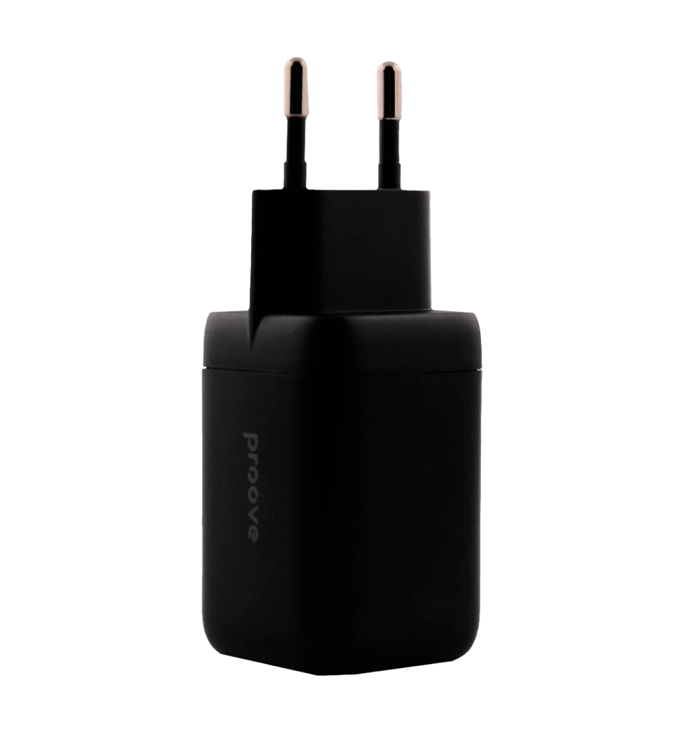 Адаптер Proove Silicone Power 40W (Type-C + Type-C) (black)
