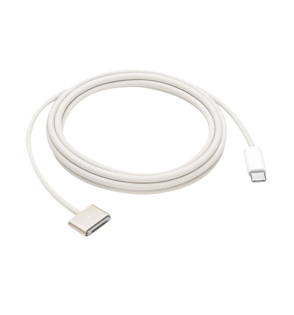 USB-C to MagSafe 3 Cable (2 m) - Starlight - Apple