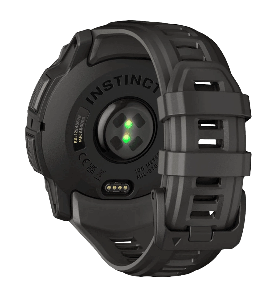 Смарт-часы Garmin Instinct 3 50mm AMOLED Black with Charcoal Band (010-03020-00)