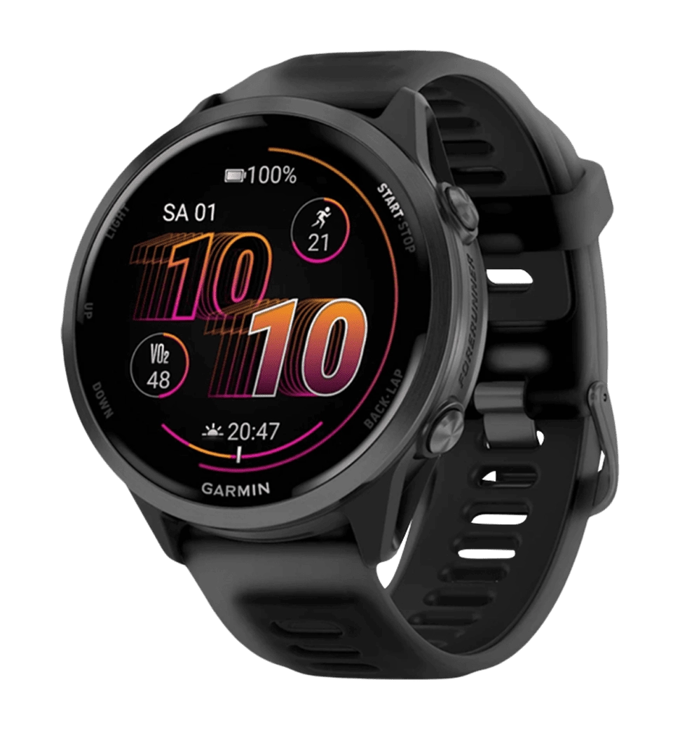 Спортивные часы Garmin Forerunner 570  47mm Slate Grey Aluminium with Translucent Black/Black Band (010-02971-00)