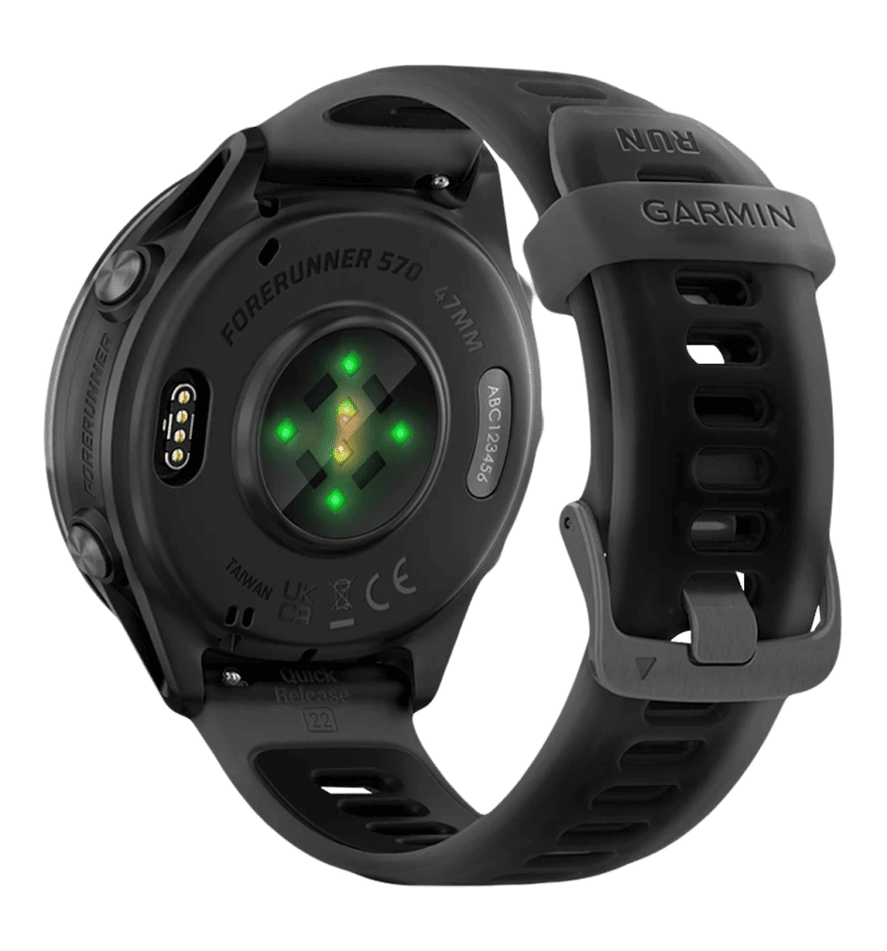 Спортивные часы Garmin Forerunner 570  47mm Slate Grey Aluminium with Translucent Black/Black Band (010-02971-00)