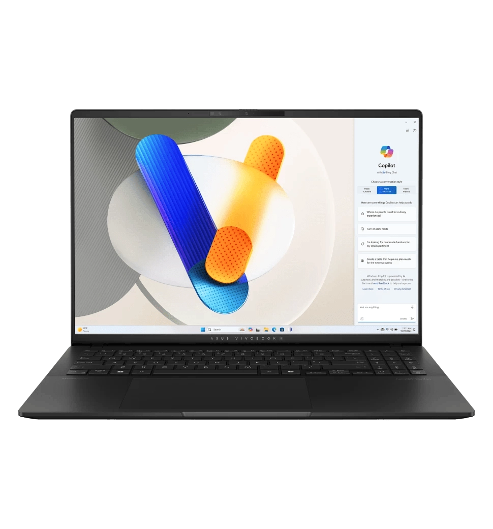 Ноутбук 16" ASUS Vivobook S 16 S5606CA-RI045W  (90NB1553-M00740) OLED/Intel Ultra 7 255H/32GB/F1TB/UMA/Win11/Black